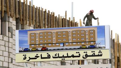 A labourer works at a construction site in Riyadh, Saudi Arabia. Fahad Shadeed / Reuters