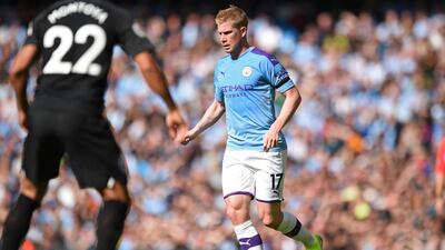 Centre midfield: Kevin de Bruyne (Manchester City) – A goal and an assist in an outstanding first-half display as City beat Brighton 4-0 at the Etihad Stadium. AFP