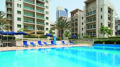 A studio apartment in The Greens, Dubai has hit the market. Courtesy of Better Homes