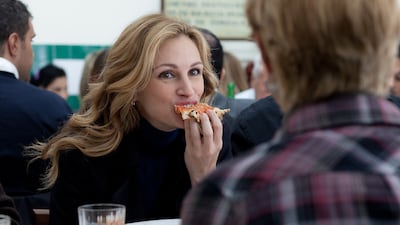 Julia Roberts eats her way through Italy in Eat, Pray, Love. Photo: Columbia Pictures