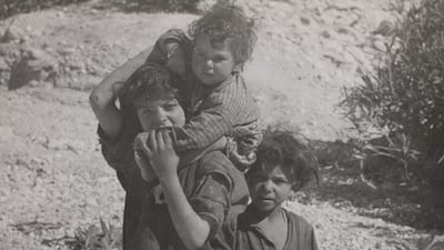 Children in Jordan, January 1946