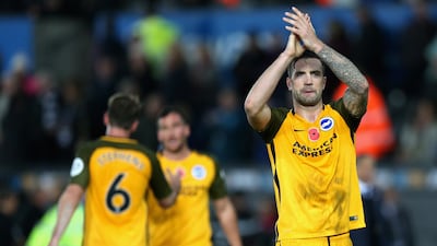 Centre-back: Shane Duffy (Brighton) – Brighton’s surprise surge has been underpinned by their resilient centre-backs and Duffy starred again as Swansea were beaten. Alex Morton / Getty Images