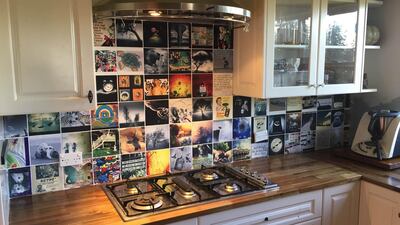 Experiment with patterned splashback tiles in the kitchen. Courtesy JennoliArt