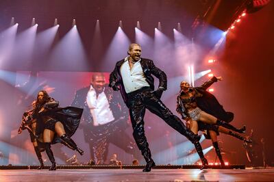 Usher played songs from every era of his four decade-spanning career. Getty