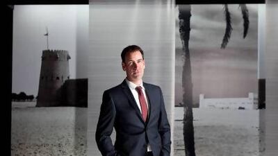 Mark Powell Kyffin, architect behind the planned restorations of the Qasr al Hosn fort spearheaded by the Abu Dhabi Tourism and Culture Authority (ADCTA).Silvia Razgova / The National