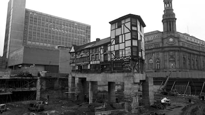 Developments in Manchester city centre in 1972. Getty Images