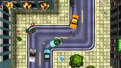 The original Grand Theft Auto used a top-down perspective, giving players the freedom to steal cars, take on criminal jobs and cause havoc across its cities. Photo: Rockstar Games
