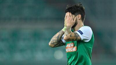 Taxiarchis Fountas of Rapid Vienna. EPA