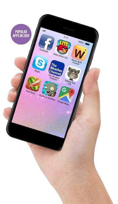 The most popular apps of 2010. Illustration by Talib Jariwala