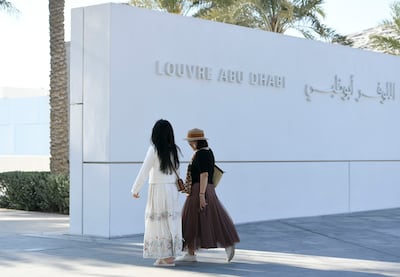 Louvre Abu Dhabi is among the many attractions for people in the UAE. Khushnum Bhandari / The National