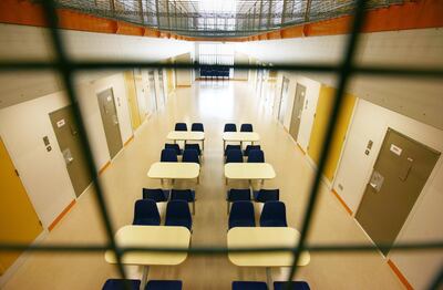 Detainees at Brook House say they have been confined to their cells amid the UK's nationwide lockdown. Getty Images