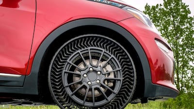 Initially, the Uptis will be provided for general urban use applications and not for high-performance driving or off-roading. Courtesy General Motors