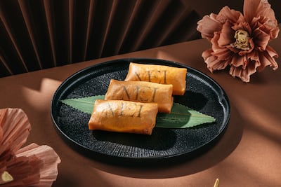 Vegetable spring rolls. Photo: Shi Hospitality Group