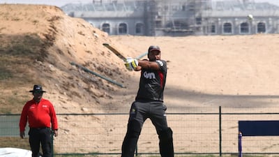 Adnan Mufti scored a maiden List A century to guide UAE to victory over Nepal in the ICC World Cricket League Championship in 2017. Courtesy Abu Dhabi Cricket