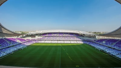 The state-of-the-art Hazza bin Zayed Stadium in Al Ain has a capacity of 25,000. Courtesy of Hazza bin Zayed Stadium