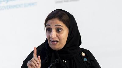 Sheikha Lubna Al Qasimi, UAE Minister of international Cooperation and Development, was named as the most powerful Arab woman in government. Reem Mohammed / The National