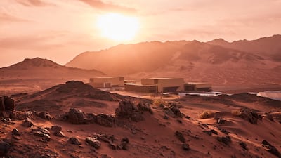 The recently opened AlUla Studios Studio Complex. A deal to shoot 10 movies at the site was announced this week. Photo: Film AlUla