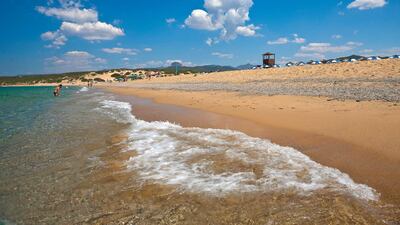 Sardinian beaches are renowned for the fine quality of their sand. Alamy