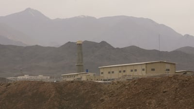 NATANZ, IRAN - APRIL 9: A general view of the Natanz nuclear enrichment facility, is seen on April 9, 2007, 180 miles south of Tehran, Iran. Iranian President Mahmoud Ahmadinejad announced yesterday, April 9, that Iran has stepped up their Uranium enrichment programme, with up to 3,000 isotope separating centrifuges now in operation. The news has brought condemnation from the International Community and the UN. Iran?s top nuclear negotiator Ali Larijani confirmed the scaling-up of activity but declined to elaborate on the subject. (Photo by Majid Saeedi/Getty Images)