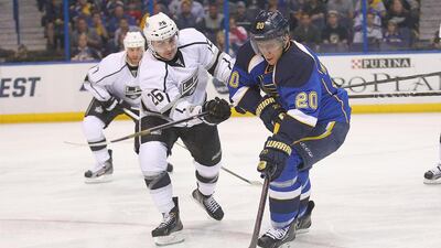 Alexander Steen of the St Louis Blues. AFP