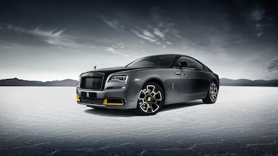 The design of the Rolls-Royce Black Badge Wraith Black Arrow has been inspired by a 1930s land-speed-record holder, but this one looks a little nicer. All photos: Rolls-Royce