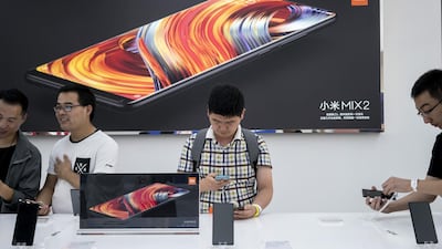 Xiaomi's Mi Mix 2 is a beautifully designed mid-range smartphone. Giulia Marchi / Bloomberg