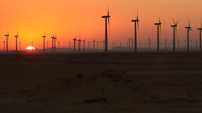 Egypt's Zafarana Wind Farm on the Red Sea. Victoria Hazou for the National