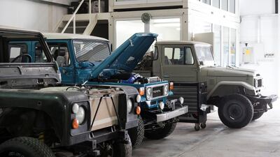 Wherever possible, the restorations are done using era-correct paint. Antonie Robertson / The National