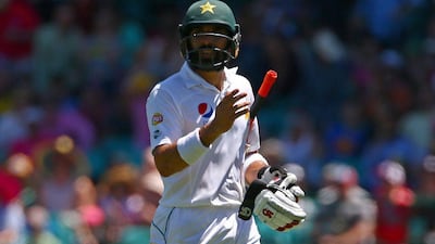 Misbah-ul-Haq has had a poor series in Australia, scoring just 76 runs at an average of 12.66. David Gray / Reuters