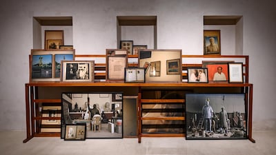 A work by artist Bani Abidi from her 2019-2020 exhibition Funland at Sharjah Art Foundation. Abidi was a 2010 grantee of the foundation's Production Programme. Sharjah Art Foundation