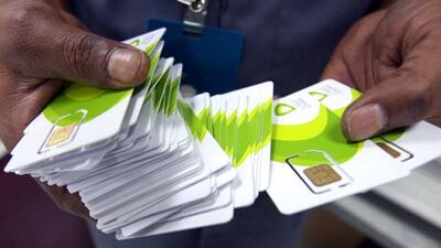 Etisalat and du customers face another Sim card deadline this month. Randi Sokoloff / The National