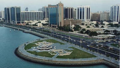 A part of the old Corniche in Abu Dhabi.