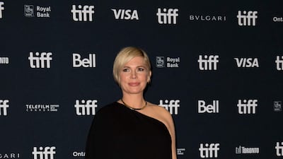 Michelle Williams arrives for the premiere of 'The Fabelmans'. AFP