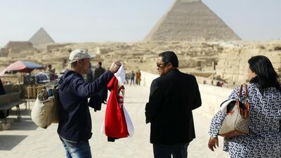 Overall tourist numbers in Egypt increased 16 per cent last year. Reuters