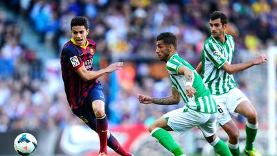 Barcelona's Marc Bartra made 17 La Liga starts for the club in the 2013/14 season. David Ramos / Getty Images