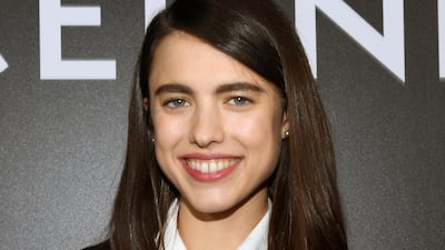 Margaret Qualley attends the Celine show as part of Paris Fashion Week on September 27, 2019. Getty Images