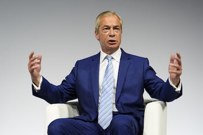 Reform leader Nigel Farage. PA