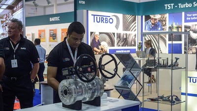 Exhibitors at Adipec 2017, which generated around $10.34 billion in business, say organisers. Khushnum Bhandari/ The National