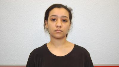 Rizlaine Boular, aged 22 and sister of Safaa Boular, seen in this Metropolitan Police handout photograph in London. Metropolitan Police/ Reuters