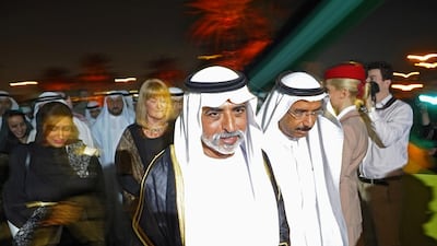 In his opening address, Sheikh Nahyan bin Mubarak, the Minister of Cultue, Youth and Community Development, questioned whether the theme of the sixth Emirates Airline Festival of Literature, metamorphosis, while reflecting changes in literature at large could also be alluding to changes in the publishing industry. Jeff Topping / For The National / March 4, 2014