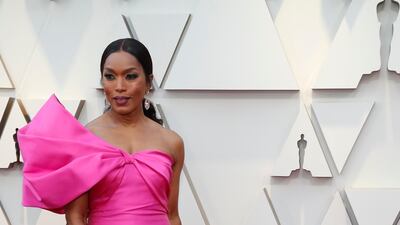 Angela Bassett wears Reem Acra at the 91st Academy Awards. Reuters