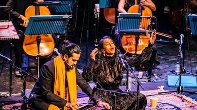 From left, Rushil Ranjan and Abi Sampa are better known as the Orchestral Qawwali Project. Photo: Gaelle Beri