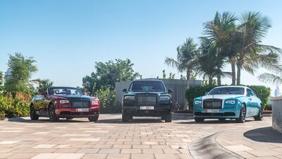 The Black Badge range in Dubai.