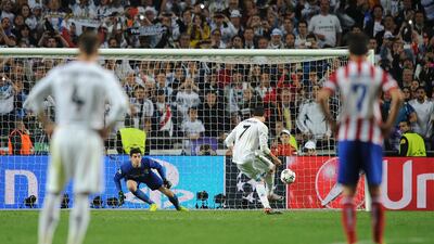 61 - Most goals scored from penalty kicks in La Liga history. Getty Images