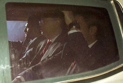 US pastor Andrew Brunson, centre, arrives at the court in Aliaga district on October 12, 2018. AFP