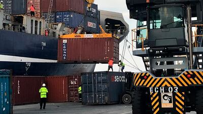 DP World gained from growth in its Europe and Australia terminals. AP