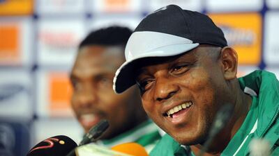 Stephen Keshi led Nigeria to an Africa Cup of Nations victory in 2013. Alexander Joe / AFP
