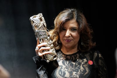 Ben Hania's latest film, The Voice of Hind Rajab, is co-produced by Brad Pitt's Plan B, Saudi giant MBC and the UK's Film4. Getty Images