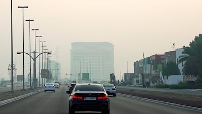 Early morning haze at in Abu Dhabi. The National Section