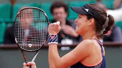 Ana Ivanovic won in straight sets. Philippe Wojaze / Reuters